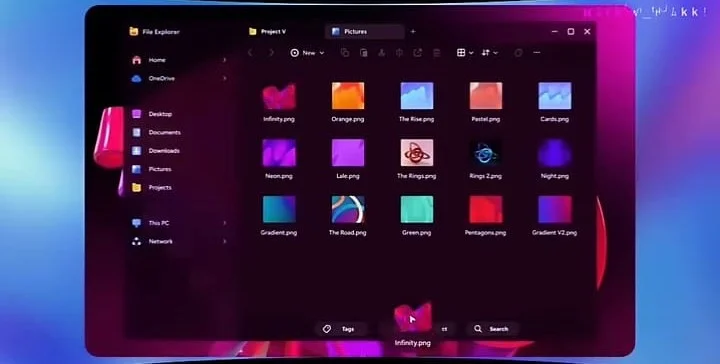 Windows 12 screen preview