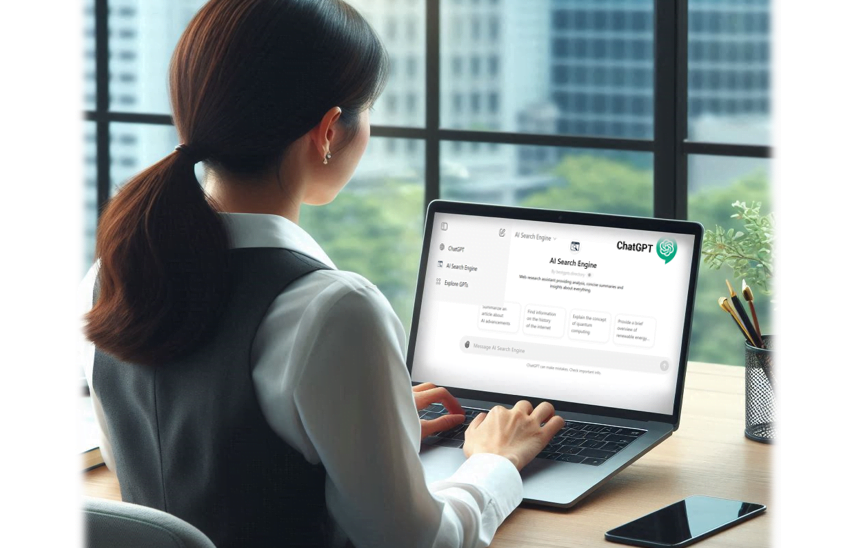 chatgpt search engine use in office work