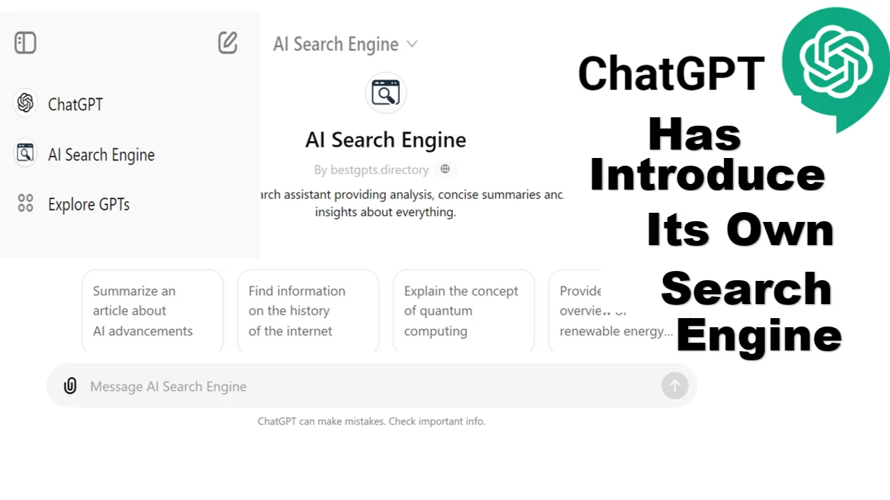 ChatGPT Search Engine