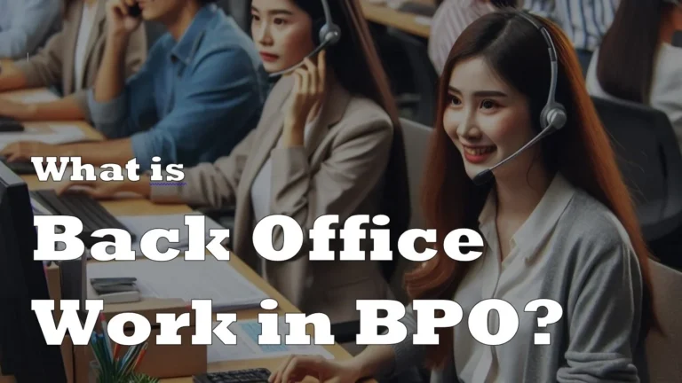 what is back office in bpo